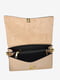 Шкіряна сумка через плече кольору світлий тауп | 6861886 | фото 4