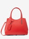 Червона шкіряна сумка-тоут середнього розміру | 6861931 | фото 2