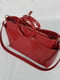 Червона шкіряна сумка Ронда | 6861989 | фото 3
