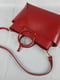 Червона шкіряна сумка Ронда | 6861989 | фото 4
