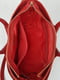 Червона шкіряна сумка Ронда | 6861989 | фото 5