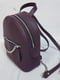 Фіолетовий шкіряний рюкзак Шайн | 6862002 | фото 2