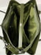 Зелена шкіряна сумка Форта | 6862004 | фото 6