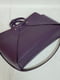 Фіолетова шкіряна сумка Ронда | 6862017 | фото 5