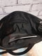 Чорна шкіряна сумка Монако XXL | 6862027 | фото 5