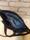 Синя шкіряна сумка Монако | 6862052 | фото 6