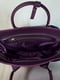 Фіолетова шкіряна сумка Мальва | 6862071 | фото 8