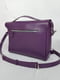 Фіолетова шкіряна сумка Дороті | 6862088 | фото 3