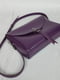Фіолетова шкіряна сумка Дороті | 6862088 | фото 4