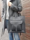 Чорна шкіряна сумка-шопер Гарда | 6862099 | фото 2