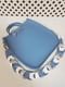 Блакитна шкіряна сумка Мальва | 6862100 | фото 4