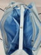 Блакитна шкіряна сумка Форта | 6862104 | фото 6