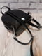 Чорний шкіряний рюкзак Шайн | 6862106 | фото 4