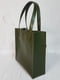 Зелена шкіряна сумка-шопер Гарда | 6862112 | фото 2