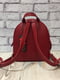 Червоний шкіряний рюкзак Шайн | 6862124 | фото 2