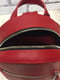 Червоний шкіряний рюкзак Шайн | 6862124 | фото 4