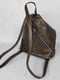 Коричневий шкіряний рюкзак Паріс | 6862136 | фото 2