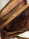 Теракотова шкіряна сумка Форта | 6862188 | фото 3