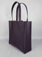 Фіолетова шкіряна сумка-шопер Гарда | 6862205 | фото 3
