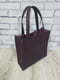 Фіолетова шкіряна сумка-пакет Анет | 6862206 | фото 2