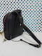 Чорний шкіряний рюкзак Шайн | 6862300 | фото 3