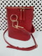 Червона шкіряна сумка Болеро | 6862341 | фото 3