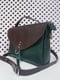 Зелена шкіряна сумка Дороті | 6862400 | фото 2