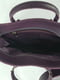 Фіолетова шкіряна сумка Мальва | 6862417 | фото 5