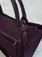 Фіолетова шкіряна сумка Сієна | 6862424 | фото 5