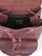 Бордовий шкіряний рюкзак Вояж | 6862427 | фото 5