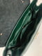 Зелена шкіряна сумка-саквояж  Вінтаж | 6862445 | фото 5