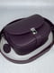 Фіолетова шкіряна сумка Ріміні | 6862446 | фото 4