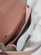 Рожева шкіряна сумка Біанка | 6862452 | фото 7