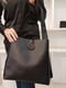 Чорна шкіряна сумка-шопер Барбара | 6862471 | фото 2