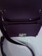 Фіолетова шкіряна сумка Біанка | 6862491 | фото 5