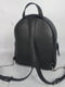 Чорний шкіряний рюкзак Шайн | 6862552 | фото 3