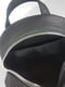 Чорний шкіряний рюкзак Шайн | 6862552 | фото 4