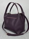 Фіолетова шкіряна сумка Жаклін-плюс | 6862553 | фото 3