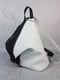 Чорно-білий шкіряний рюкзак Паріс | 6862563 | фото 2