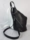 Чорно-білий шкіряний рюкзак Паріс | 6862563 | фото 3