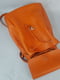 Оранжевий шкіряний рюкзак Неаполь | 6862577 | фото 4