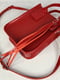 Червона шкіряна сумка Амелі | 6862590 | фото 5