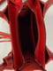 Червона шкіряна сумка Амелі | 6862590 | фото 6