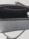 Срібляста шкіряна сумка Квадро | 6862596 | фото 4