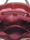 Бордова шкіряна сумка Верона | 6862619 | фото 9
