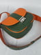 Зелена шкіряна сумка Ріміні | 6862643 | фото 5