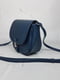 Синя шкіряна сумка Ріміні | 6862644 | фото 4