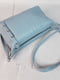 Блакитна шкіряна сумка Лілу | 6862646 | фото 4