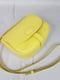 Жовта шкіряна сумка Ріміні | 6862659 | фото 5