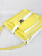 Жовта шкіряна сумка Грейс | 6862665 | фото 5